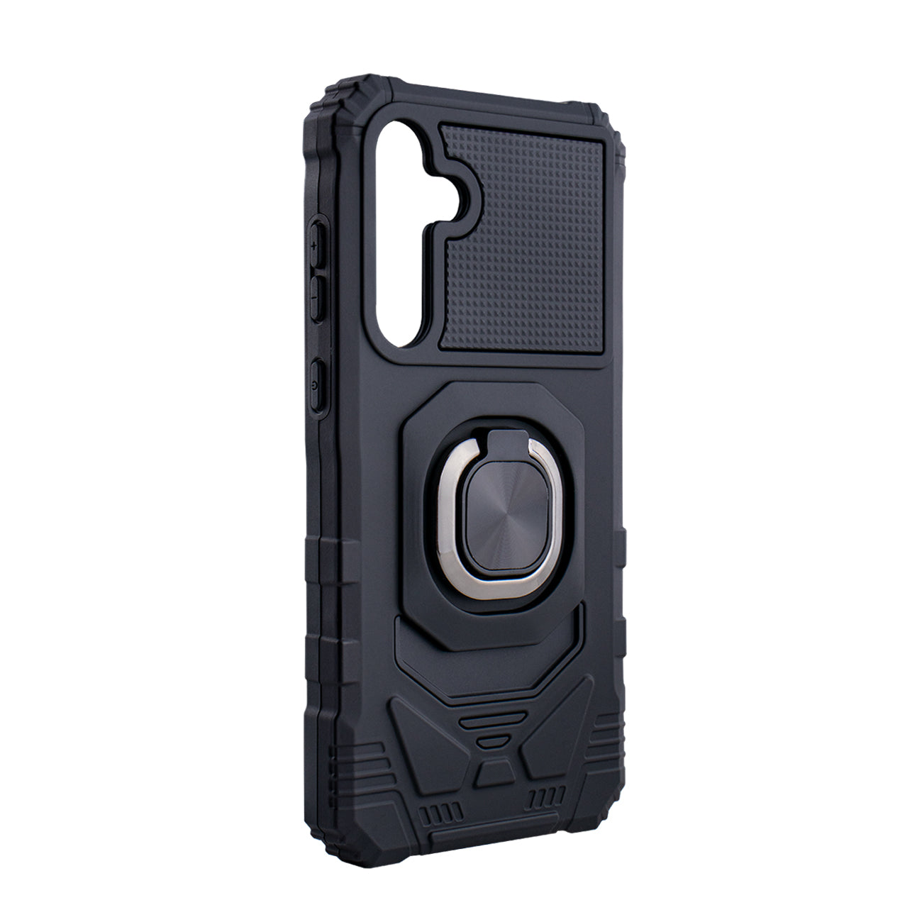 Kickstand Ring Holder TPU Shockproof Case for Samsung Galaxy A36 in Black , SKU: PC65-SAMA36BK